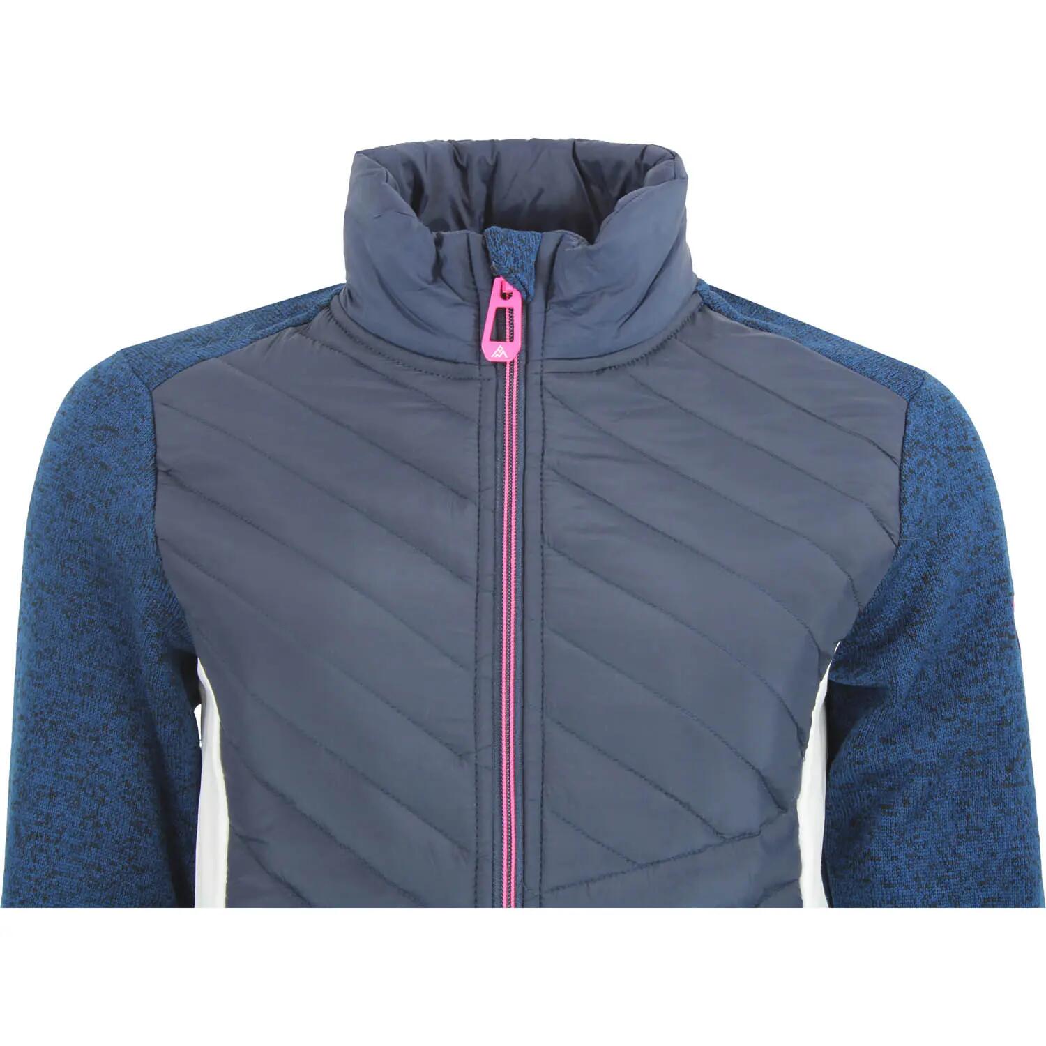 Casaco de fleece com partes acolchoadas para mulher Peak Mountain Apony 5/5