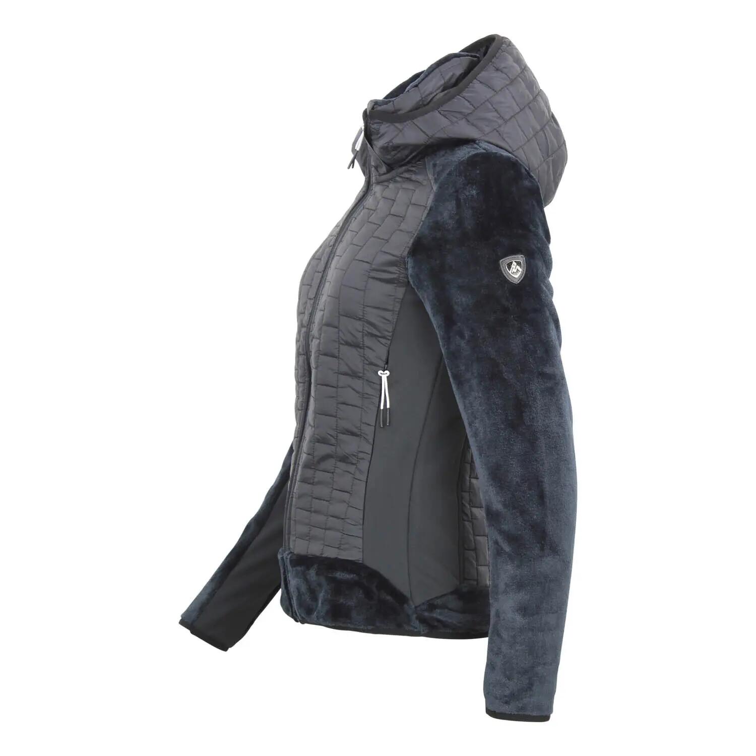 Fleecejacke mit gesteppten Einsätzen für Damen Peak Mountain Arlow 3/5