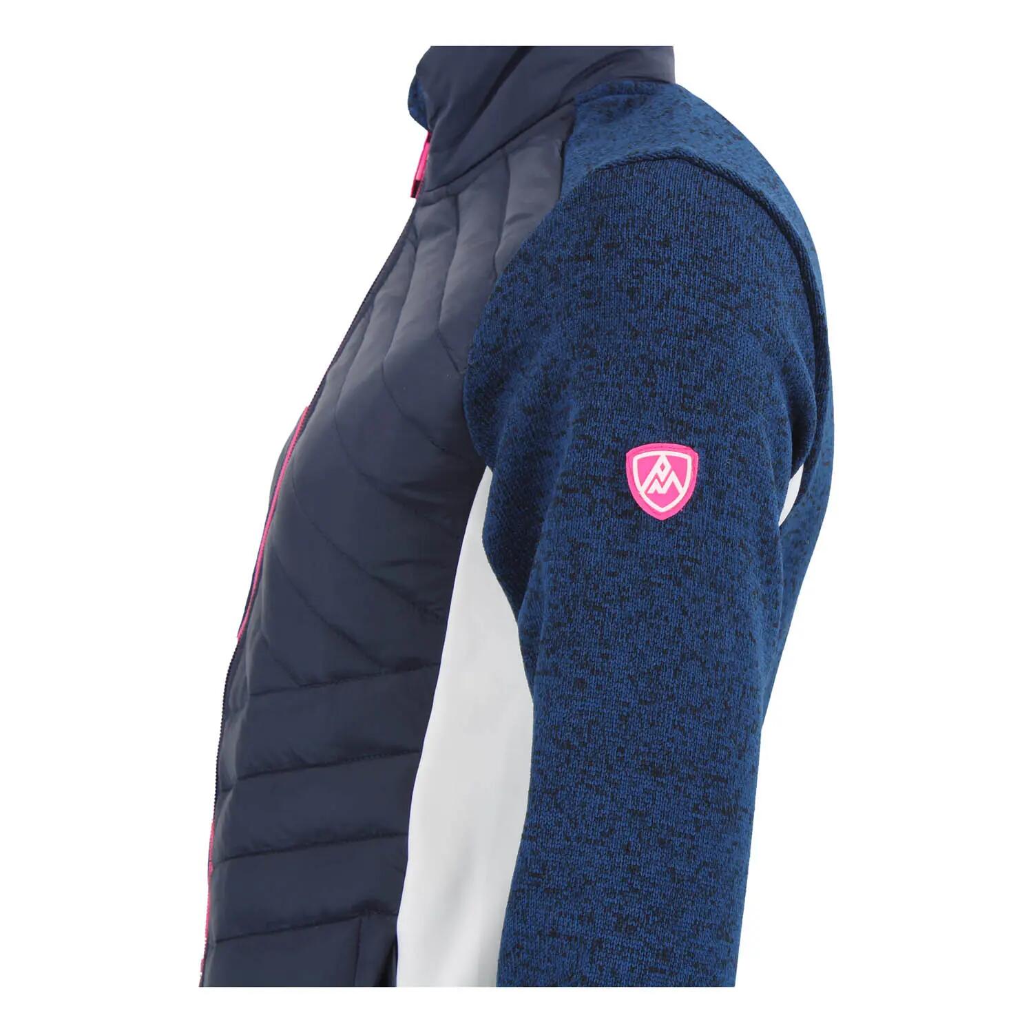 Casaco de fleece com partes acolchoadas para mulher Peak Mountain Apony 4/5