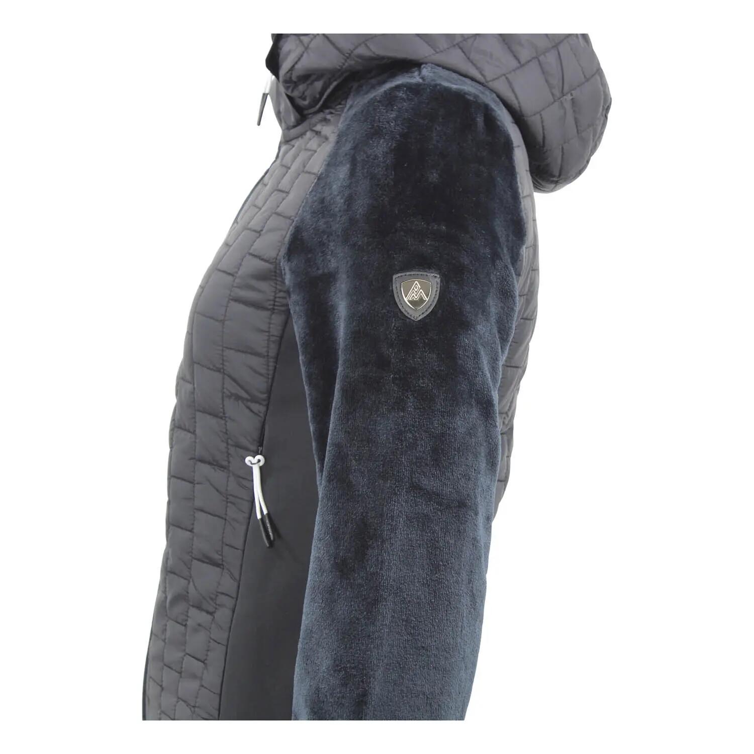 Fleecejacke mit gesteppten Einsätzen für Damen Peak Mountain Arlow 5/5