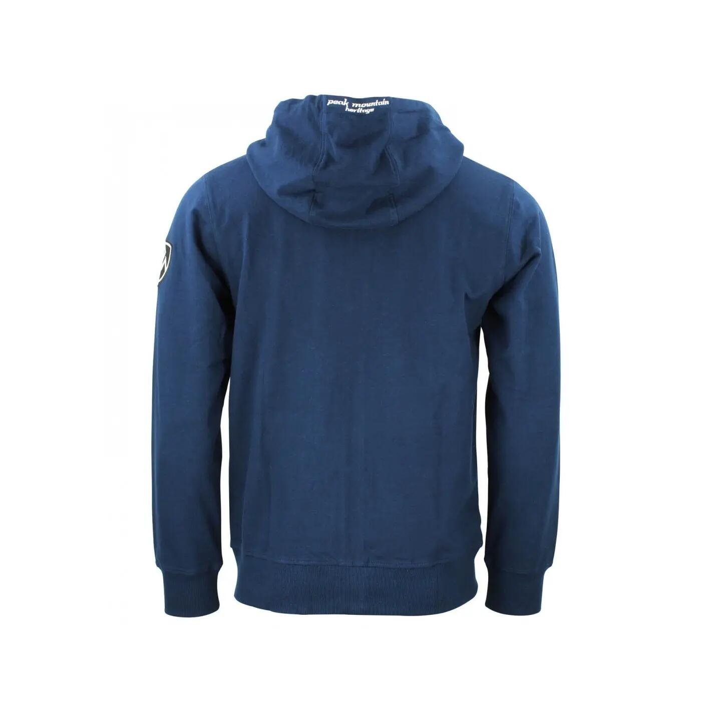 Katoenen sweatshirt met volledige rits Peak Mountain French Terry 3/3