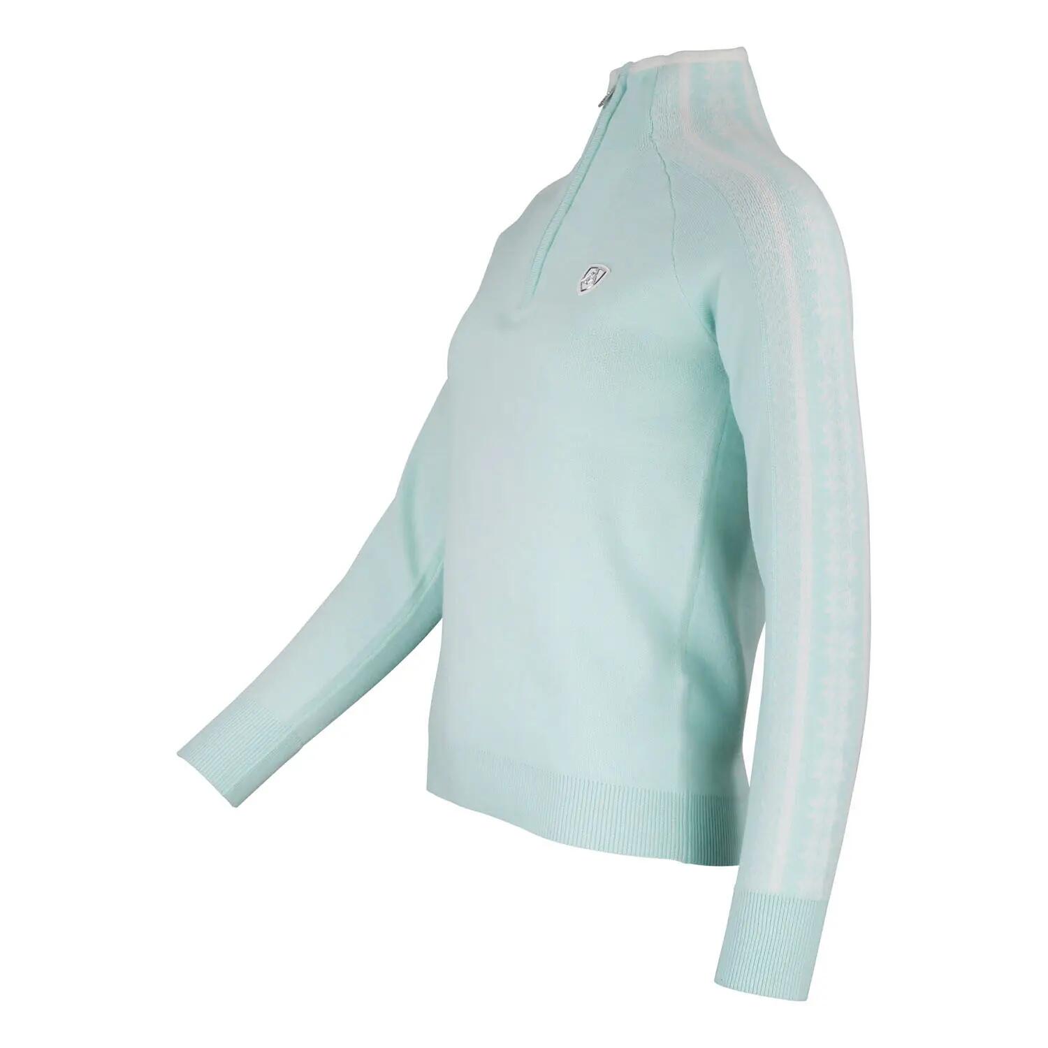 Dames col roulé 1/2 zip Peak Mountain Adomino 3/3
