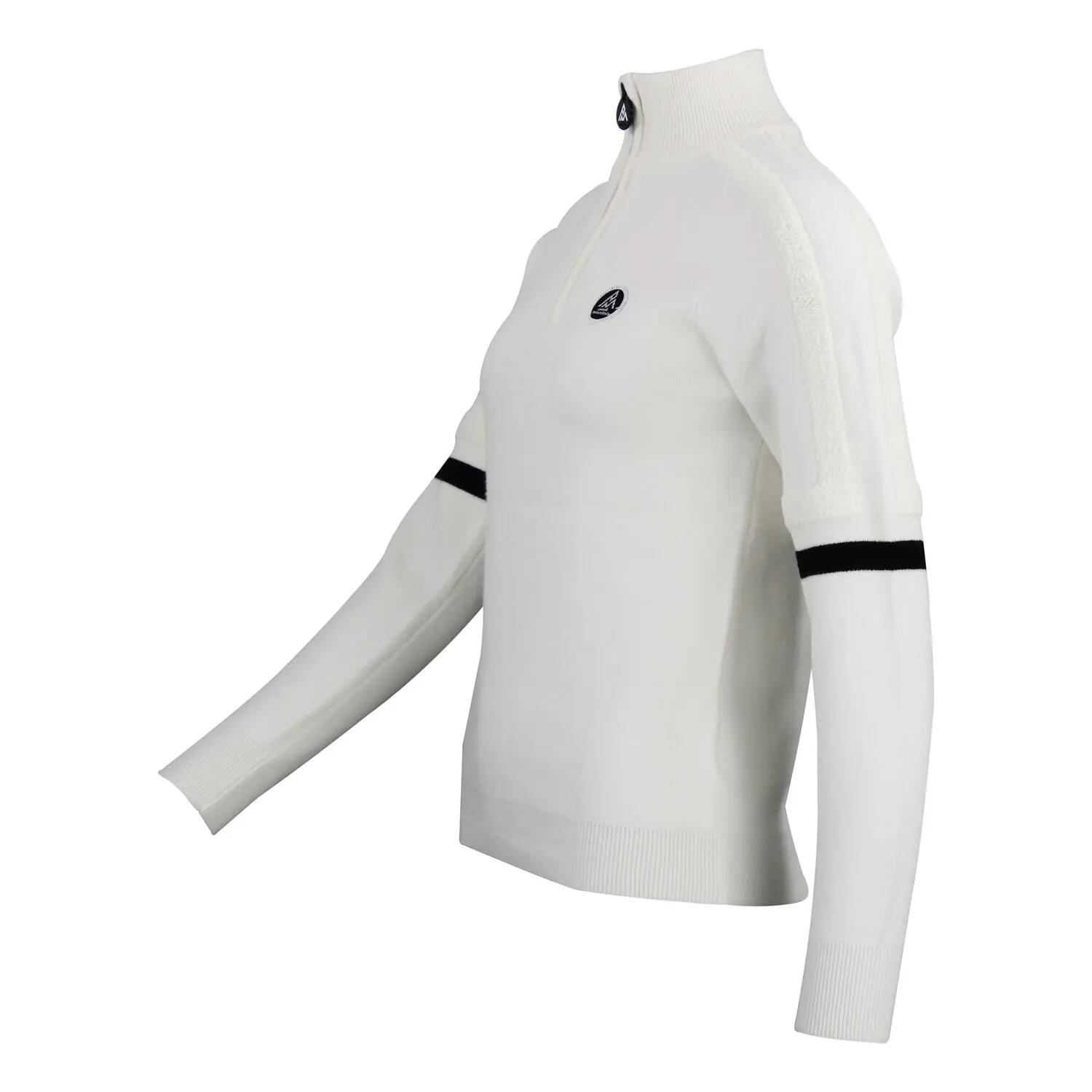 Pullover de gola alta com 1/2 fecho para mulher Peak Mountain Asta 3/3