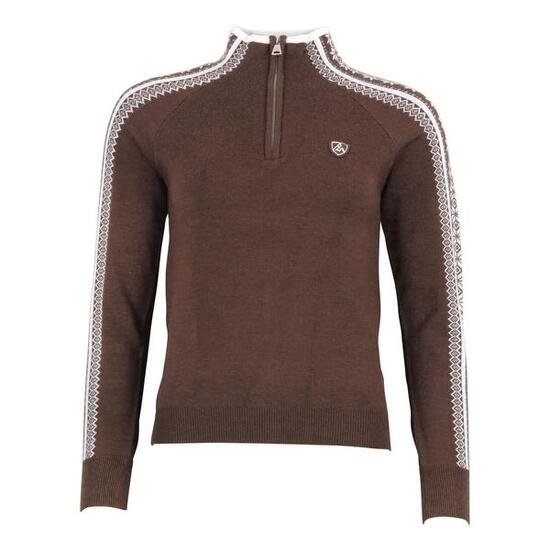 Pull col roulé 1/2 zip femme Peak Mountain Adomino