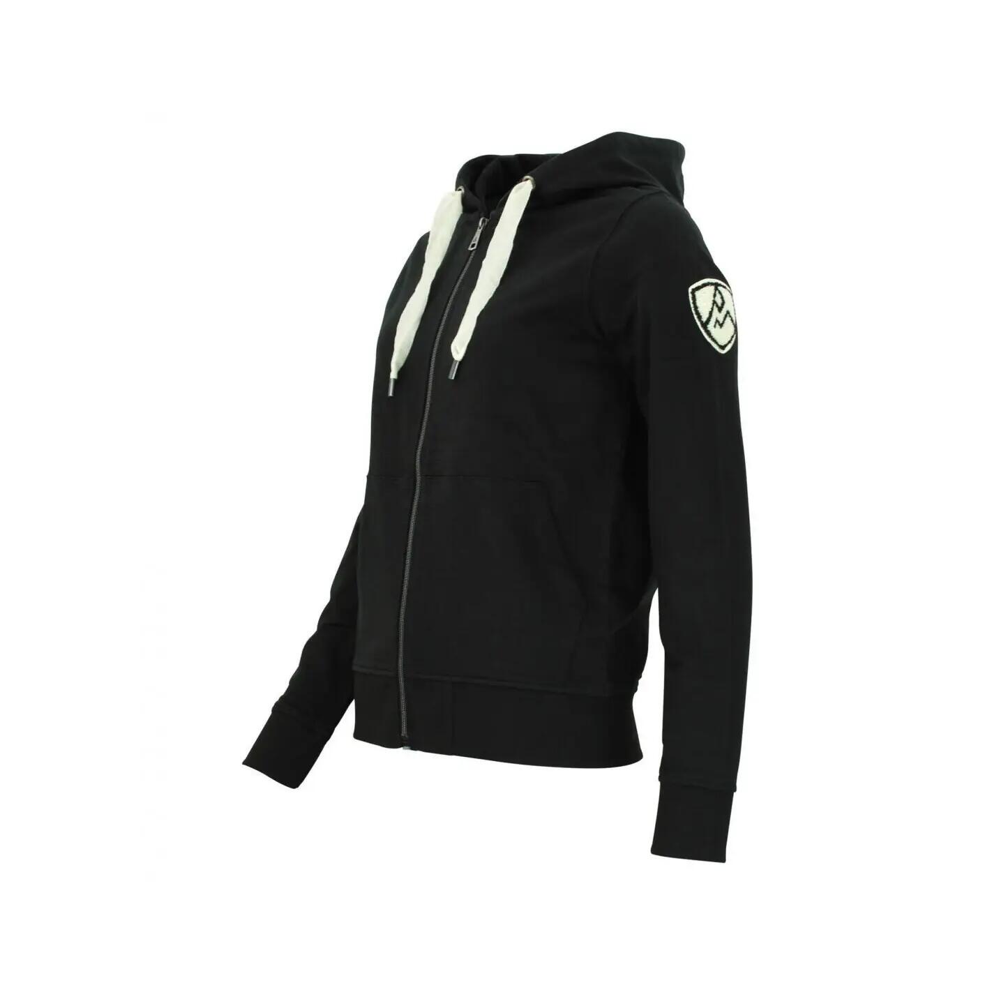 Katoenen sweater met rits voor dames Peak Mountain French Terry 2/4