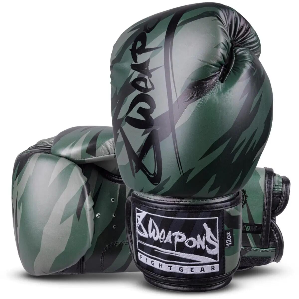 Gants de boxe 8 WEAPONS Unlimited 2.0 – Woodland Camo – 14 oz 2/7