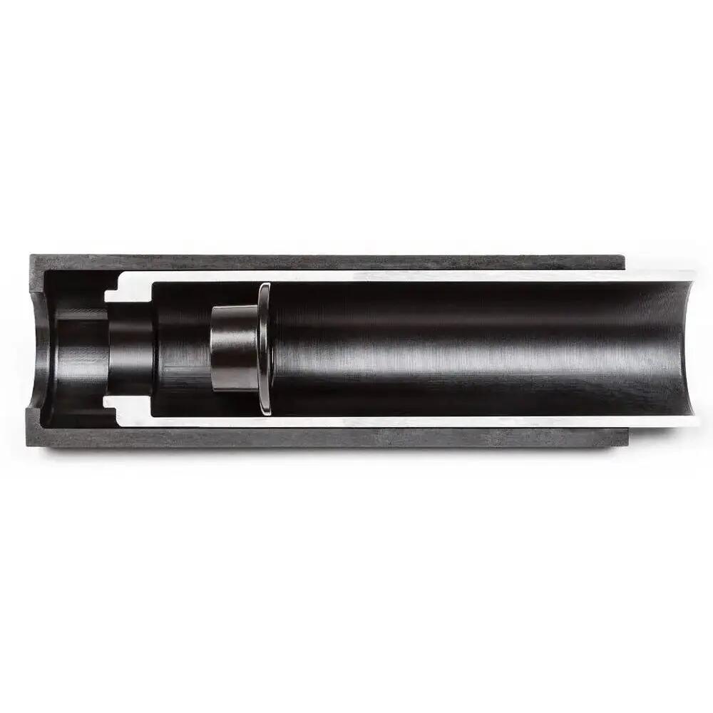 BSD Rude Tube V2 Lt XL Plastic BMX Peg - 14mm - Schwarz 3/4