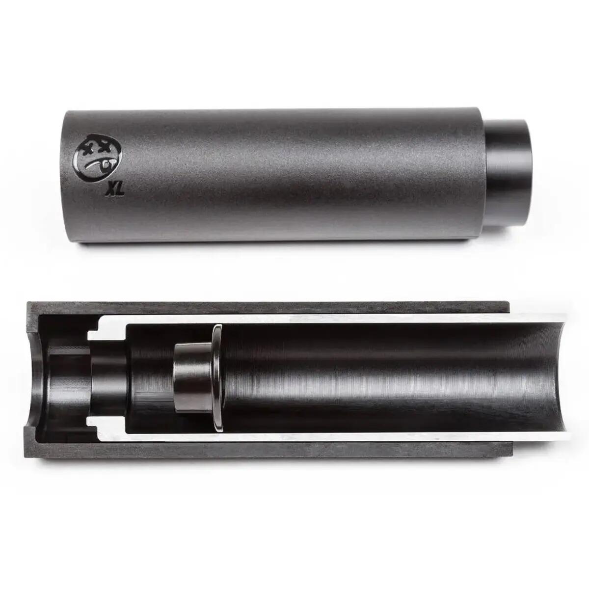 BSD Rude Tube V2 Lt XL Plastic BMX Peg - 14mm - Schwarz 2/4