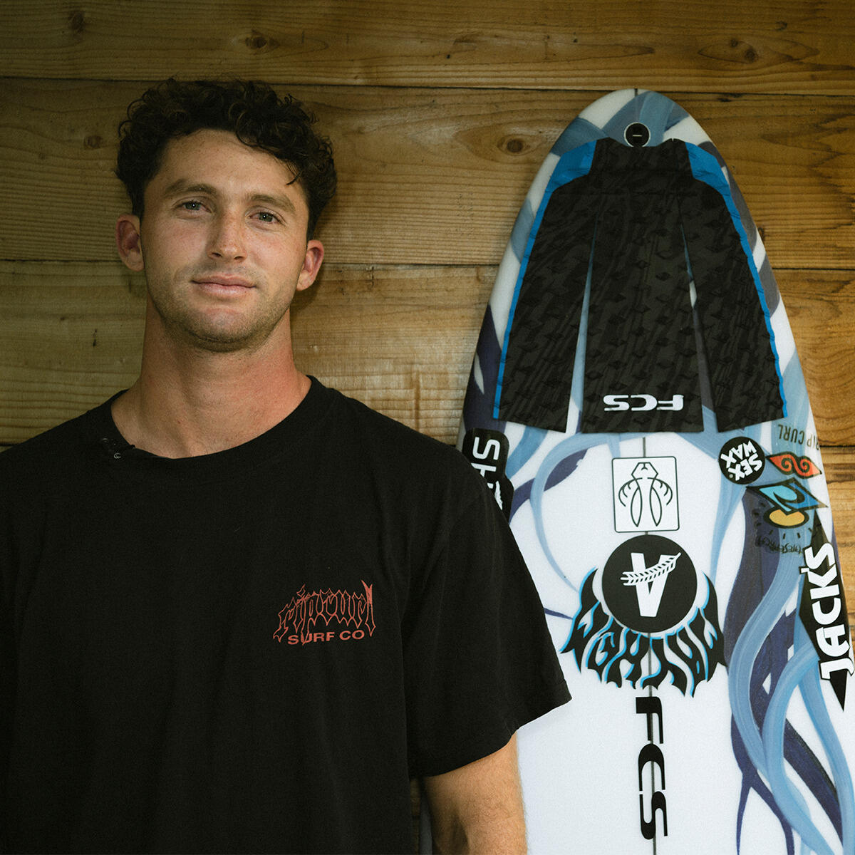 Grip Skateboard Crosby Colapinto - Noir Bleu 2/4