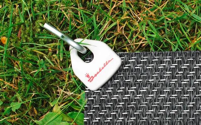 Vorzeltteppich ARISOL Lux color 300 x 250 cm Fabe grau +Isabella Clips 4St. 4/4