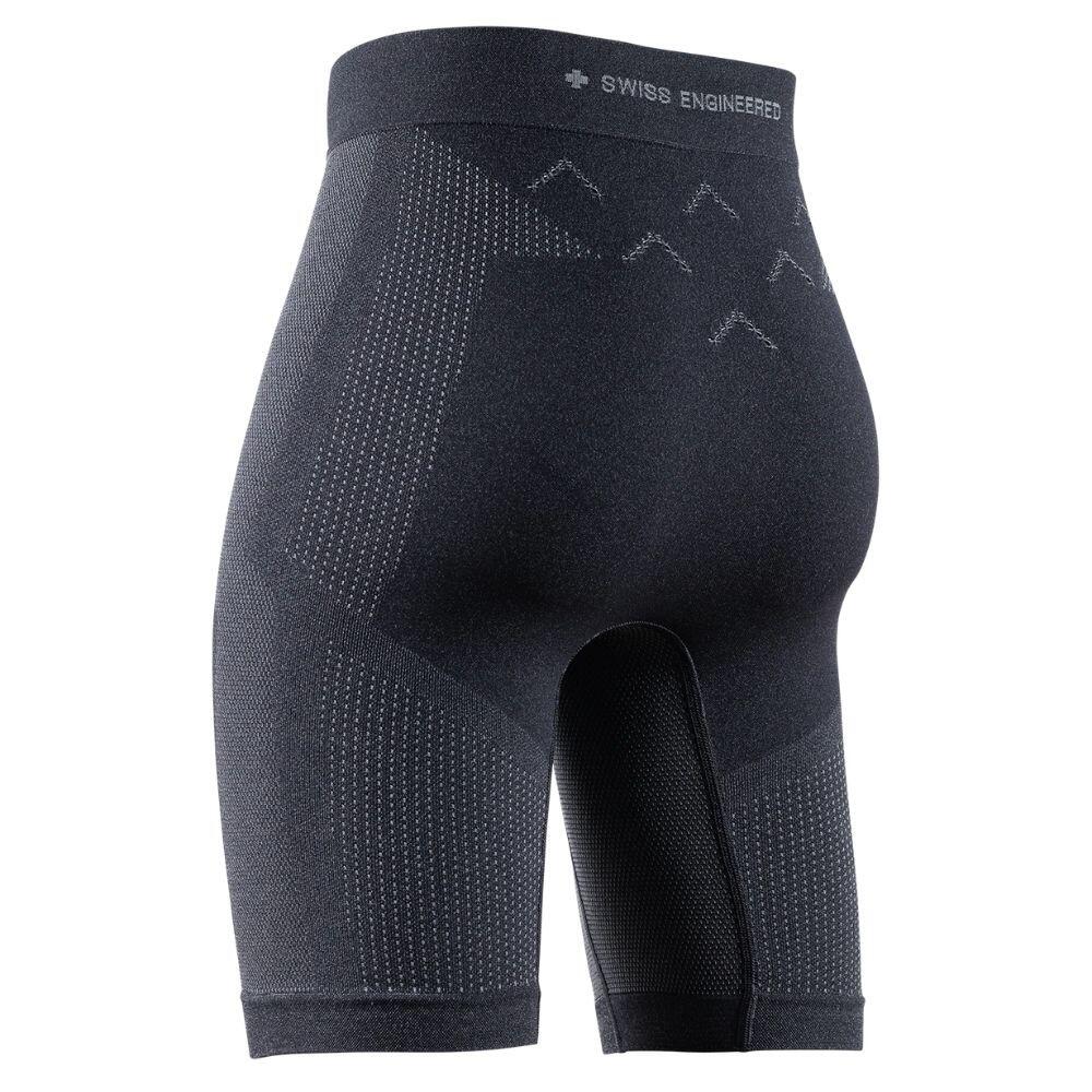 Spodenki biegowe damskie X-Bionic Xceed Run Short Tights szaro-czarne 2/3