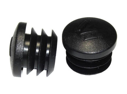Bouchons de guidon Ergotec noirs, à enfoncer 19 mm par paire