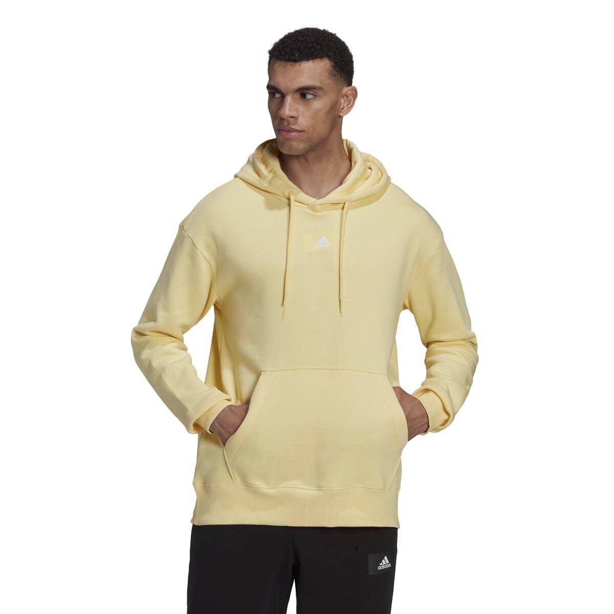 Felpa in pile di cotone adidas 2/5