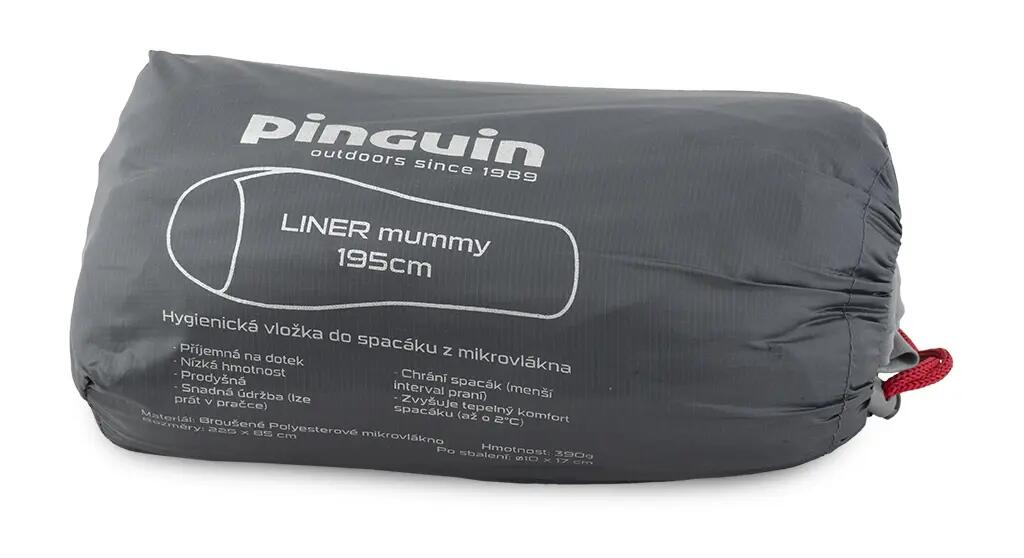 Wkładka higieniczna do śpiwora typu mumia Pinguin Liner Mummy 6/8