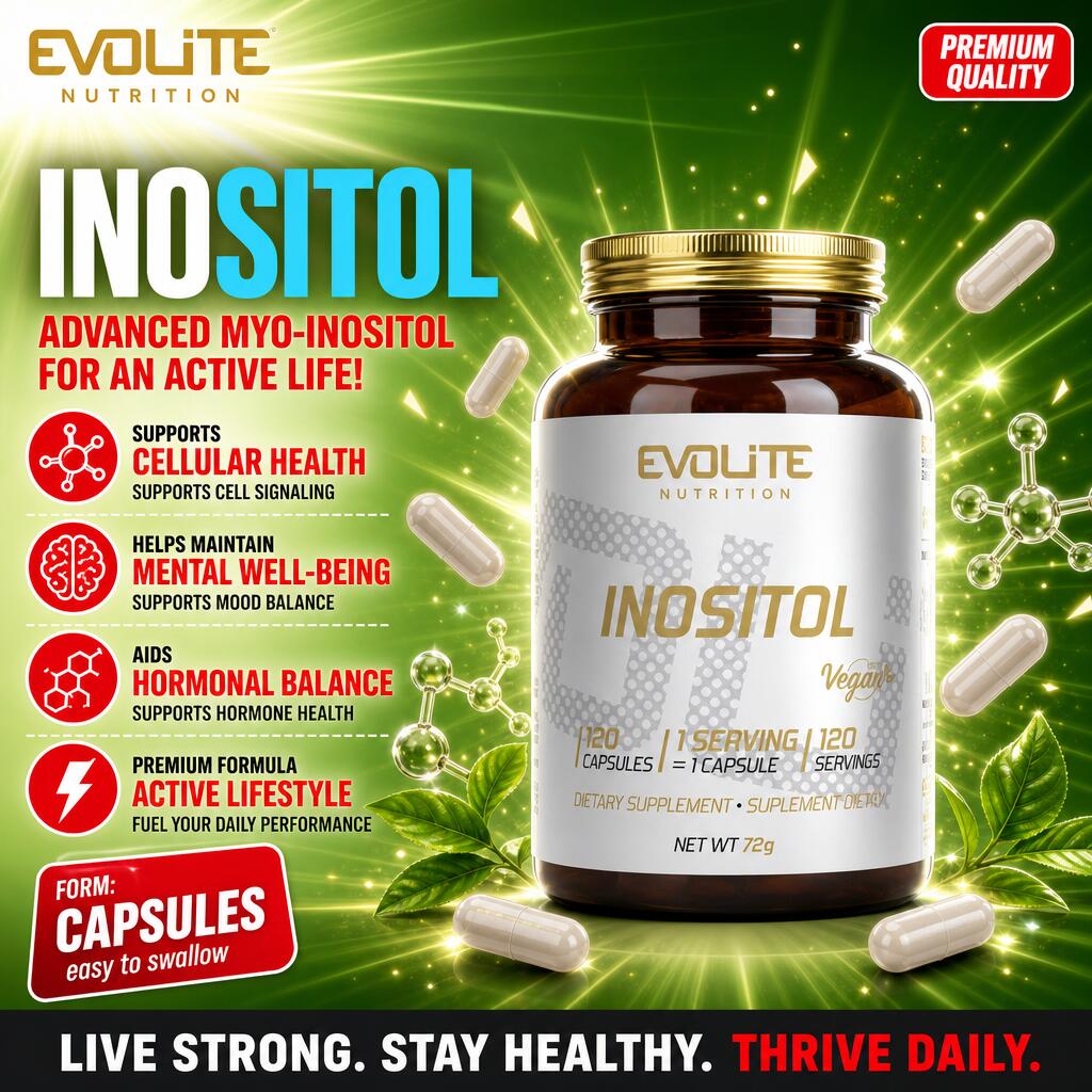 Evolite Inositol 500mg 120 Vege Caps