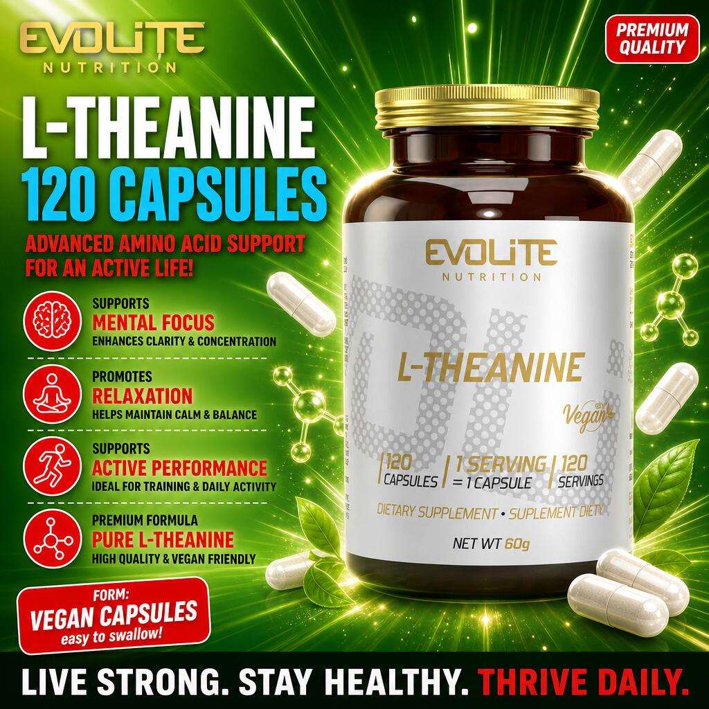 Evolite L-Theanine 200mg 120 Caps