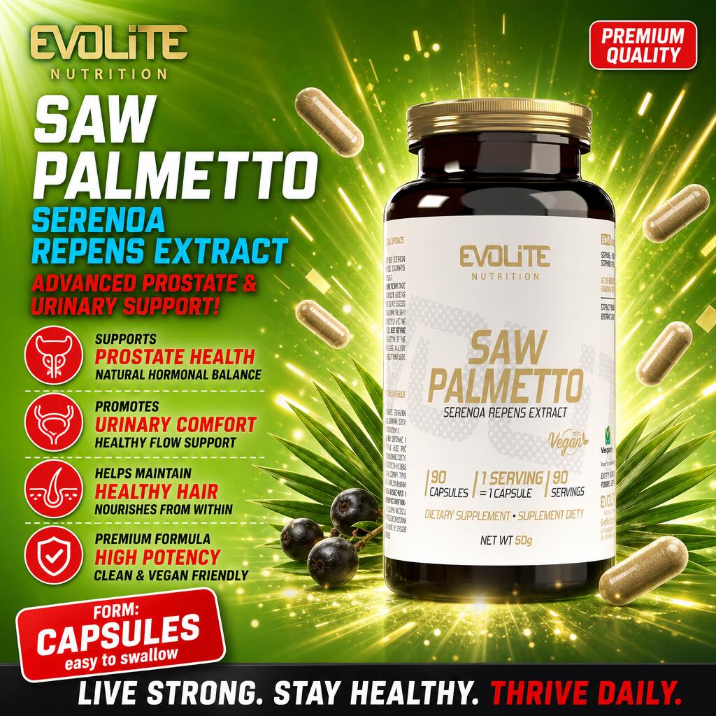 Evolite Saw Palmetto 450mg 90 Caps