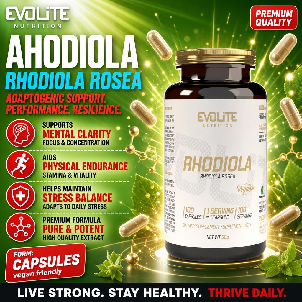 Evolite Rhodiola 400mg 100 Vege Caps