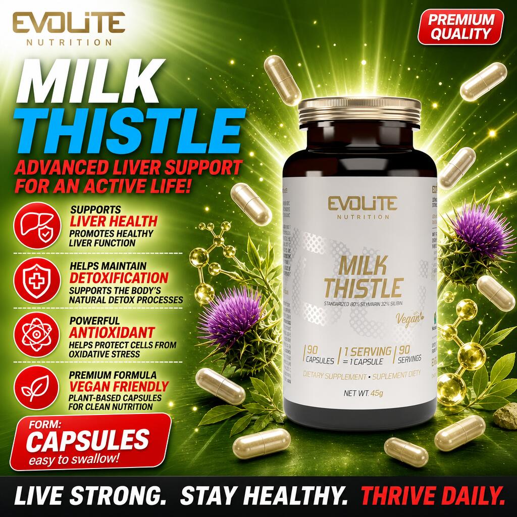 Evolite Milk Thistle 400mg 90 Caps