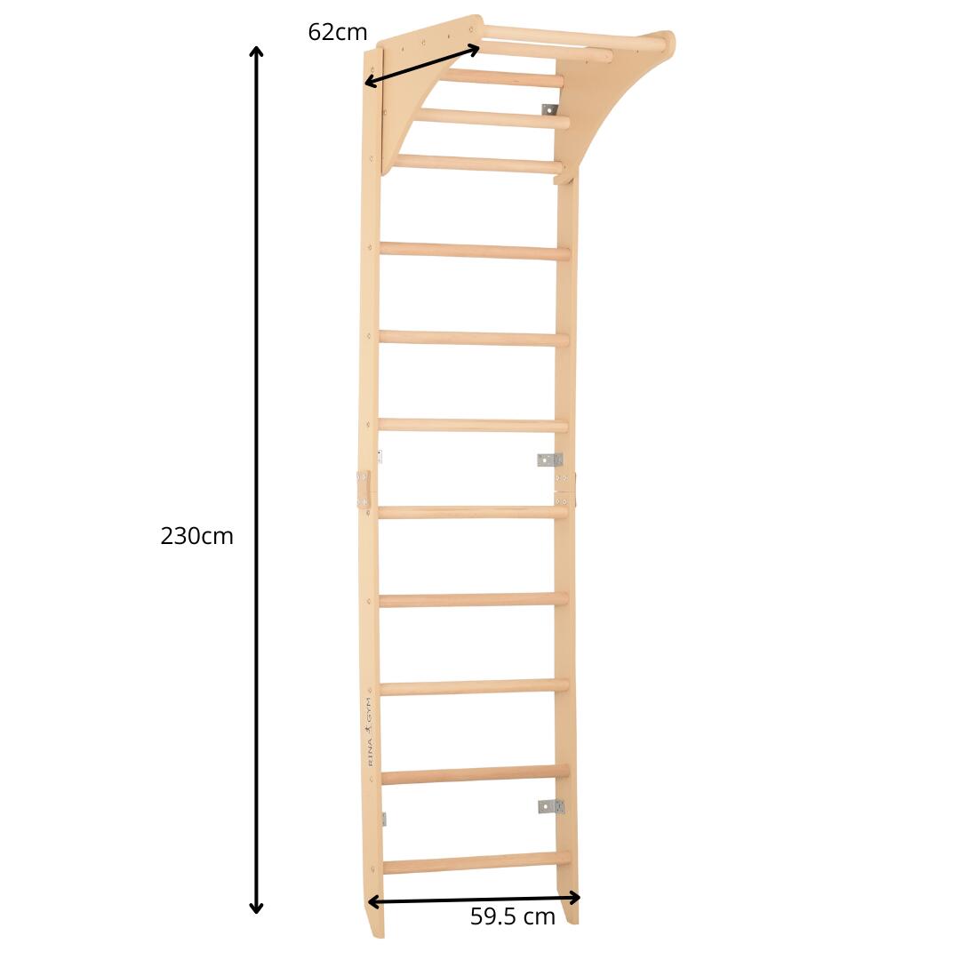 Dřevěné žebřiny pro děti a dospělé (SPR C PURE nat) 2/6