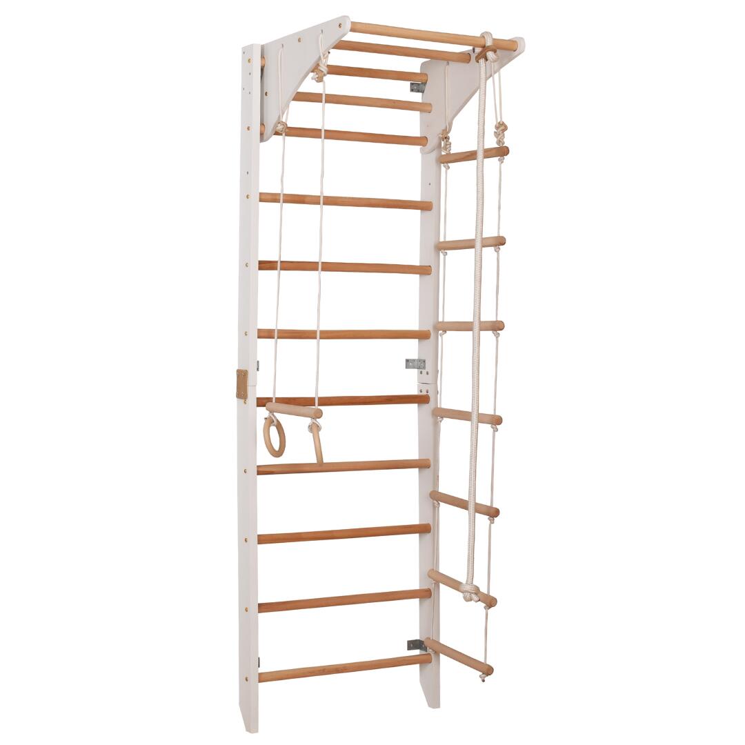 RINAGYM Bílé žebřiny pro děti a dospělé (KOM 2 white)