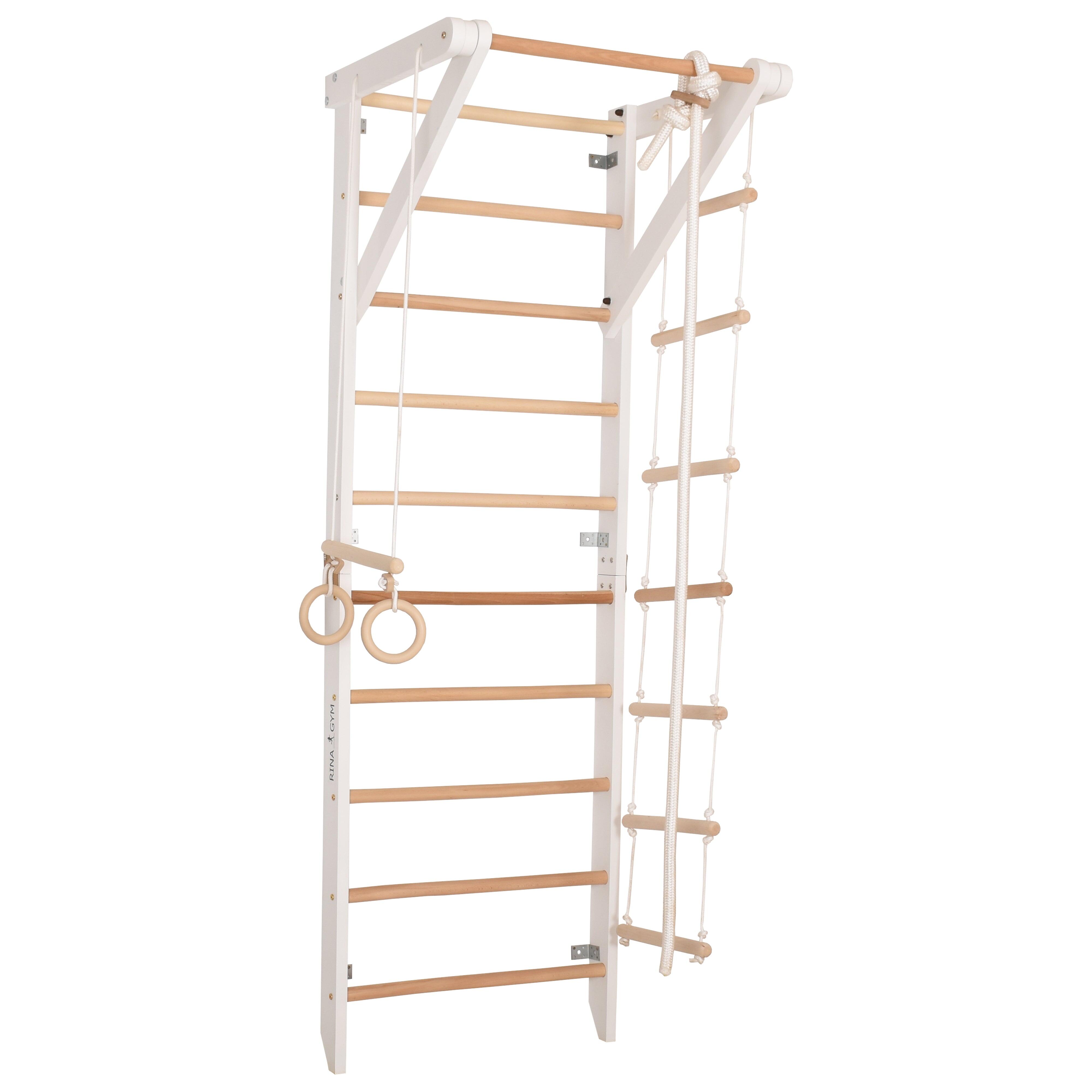 RINAGYM Bílé žebřiny pro děti a dospělé (SPT 2 white)