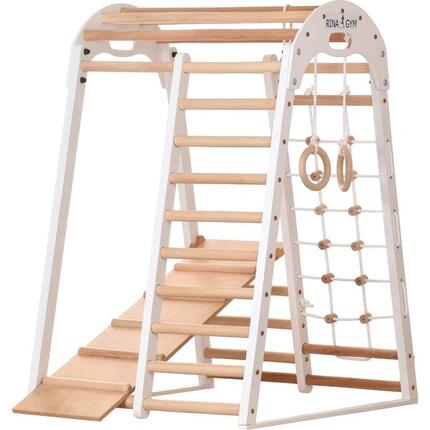 Triangle d'escalade en bois 125 cm pour la motricité – Kids blanc
