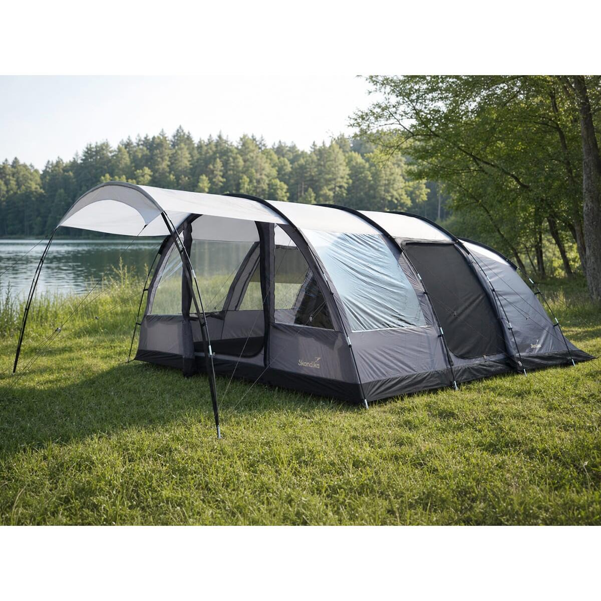 Namiot tunelowy Falkenberg Sleeper Protect – dla 6 osób – daszek – UPF 50+