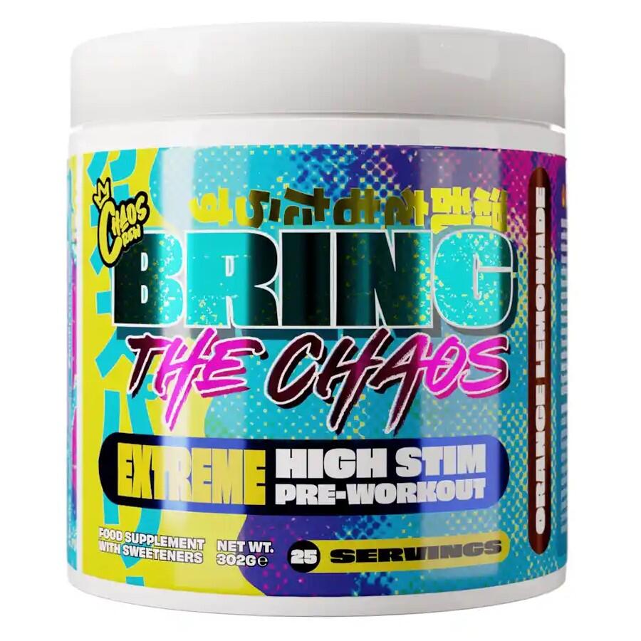 Chaos Crew Bring The Chaos Extreme Pre-workout 25 Servings Giant Strawberries