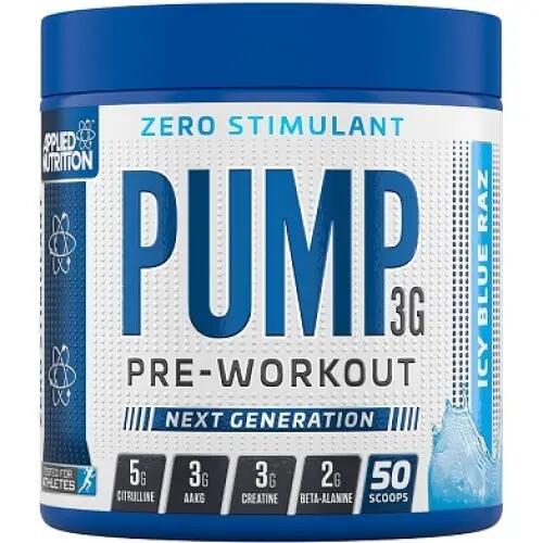 Applied Nutrition Pump 3G Pre-Workout Caffeine Free 375g Fruit Burst 1/2