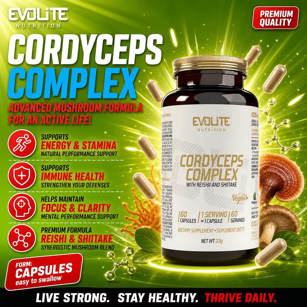 Evolite Cordyceps Complex 60 Caps