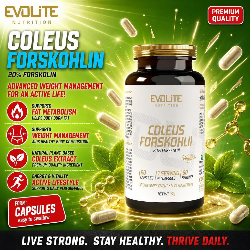 Evolite Coleus Forskohlii 200mg 60 Caps