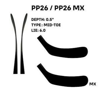 SHERWOOD Hokejka Rekker M80 SR, Senior, 75, R, PP26