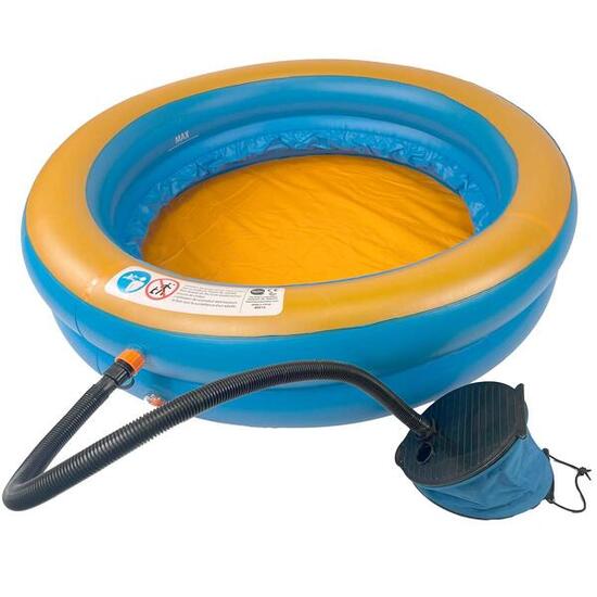 Aufblasbarer Bubble Pool 100x100x20 cm mit Pumpe