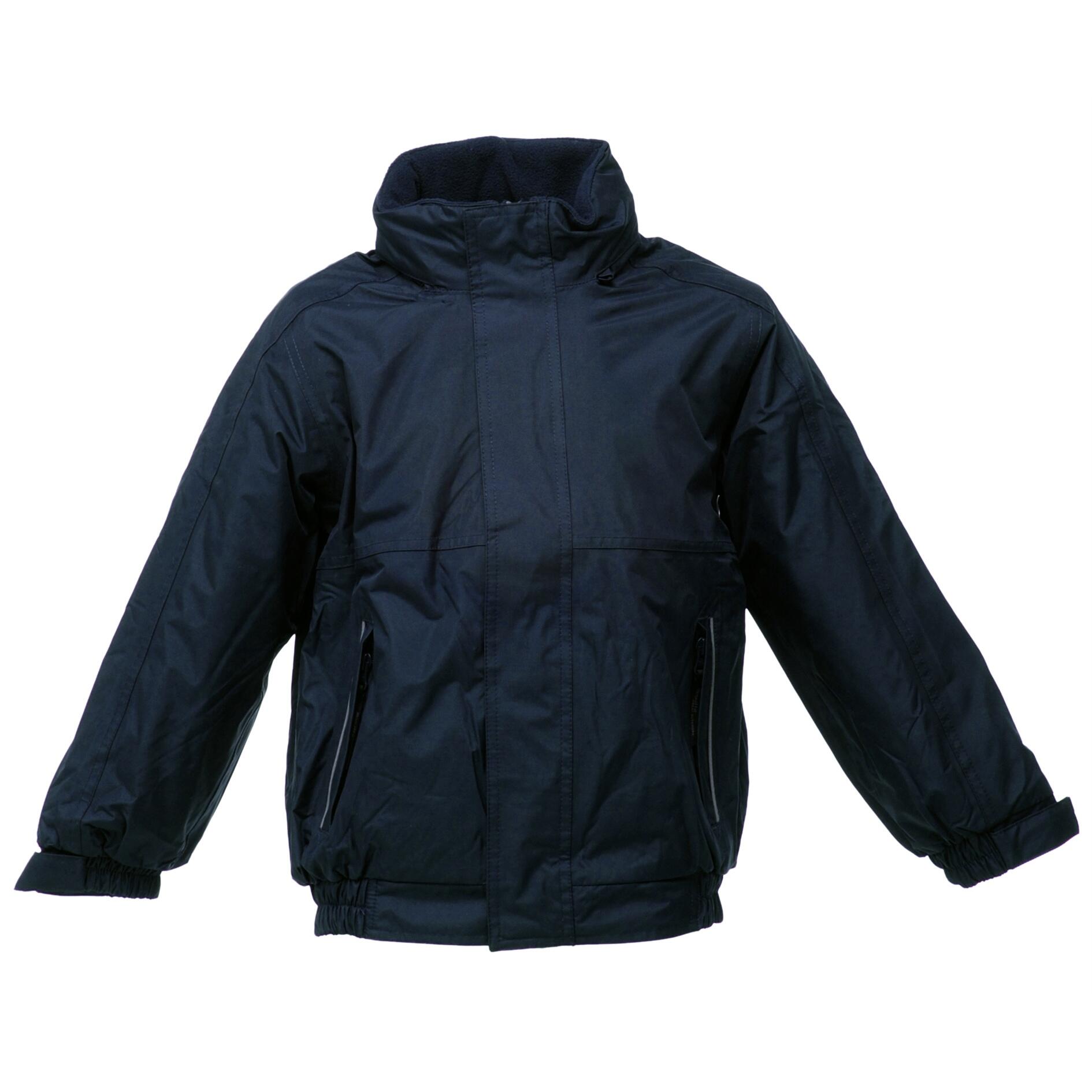 REGATTA Kids/Childrens Waterproof Windproof Dover Jacket (Navy/Navy)