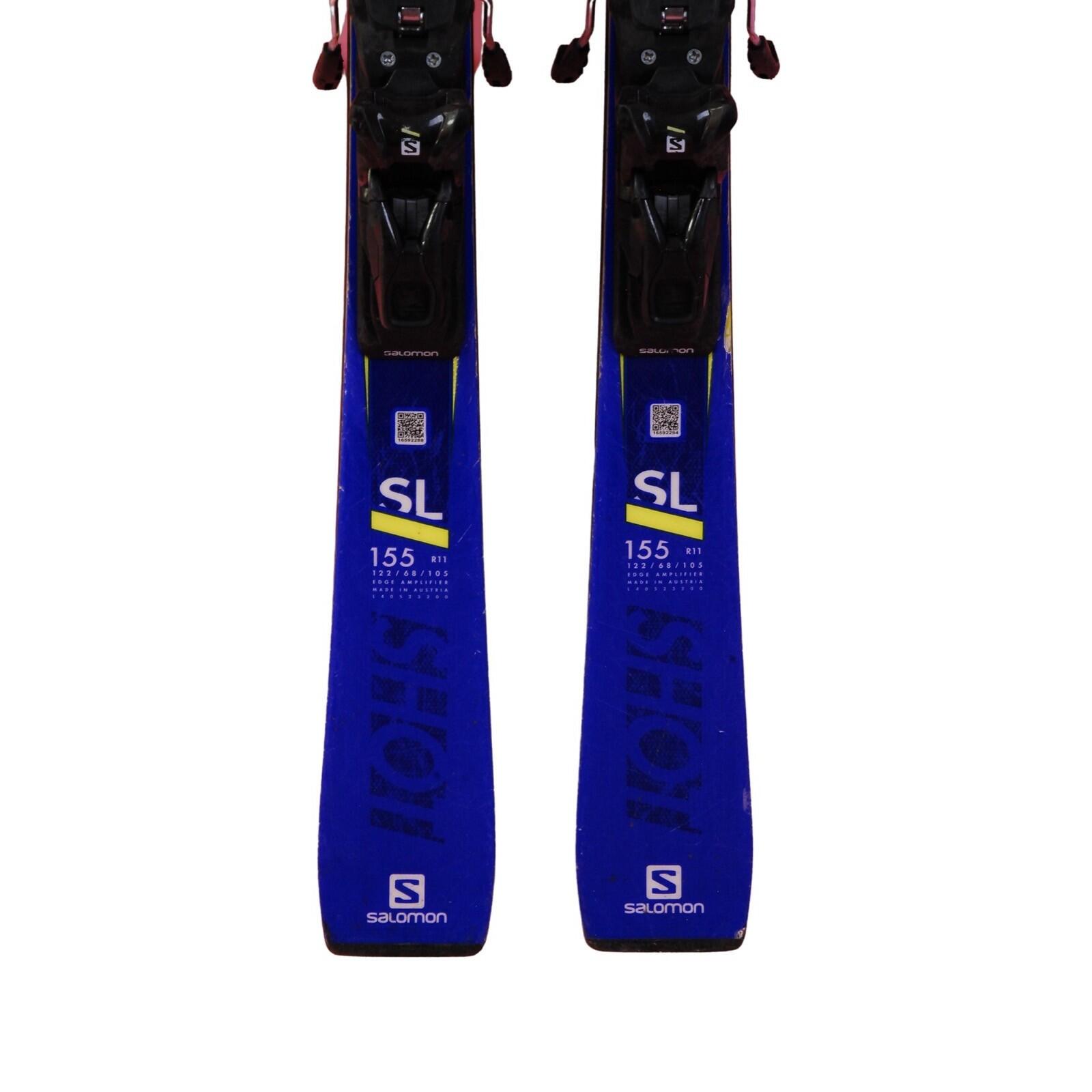 RECONDITIONNE - Ski Salomon S Race Sl + Fixations 4/5