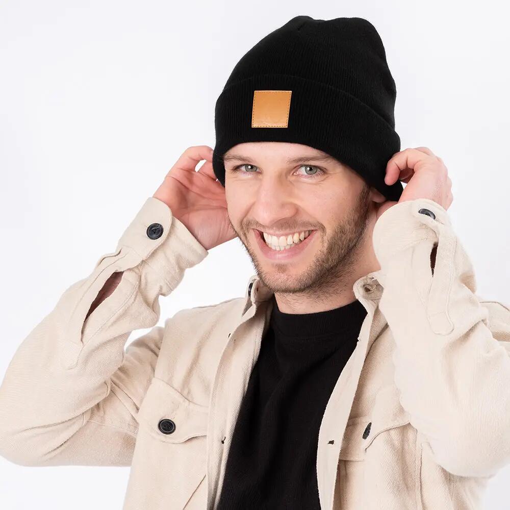Leatherpatch Winter Mütze Beanie (Brown Label) 3/6