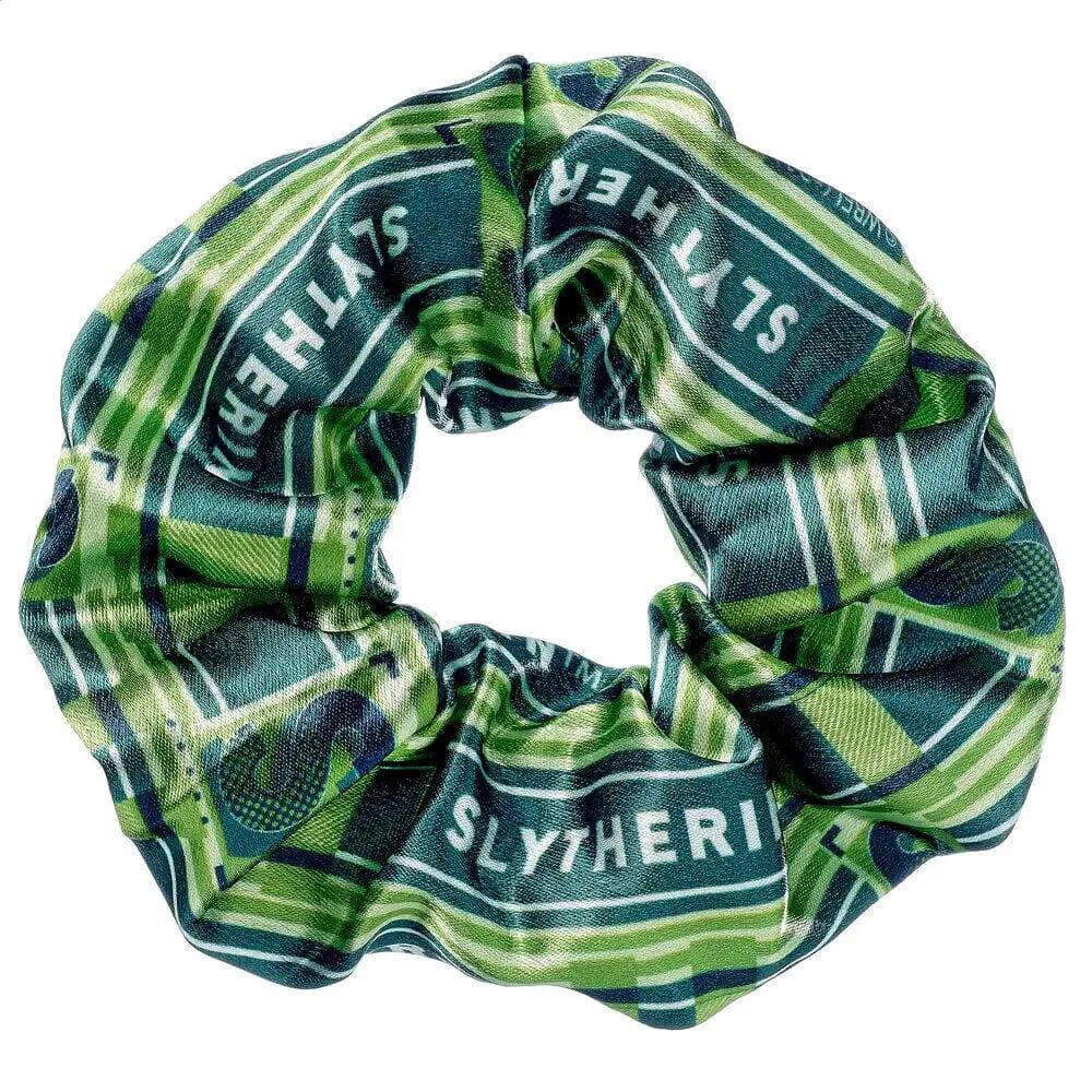 Chouchou satiné adulte Harry Potter Slytherin Vert 4/4