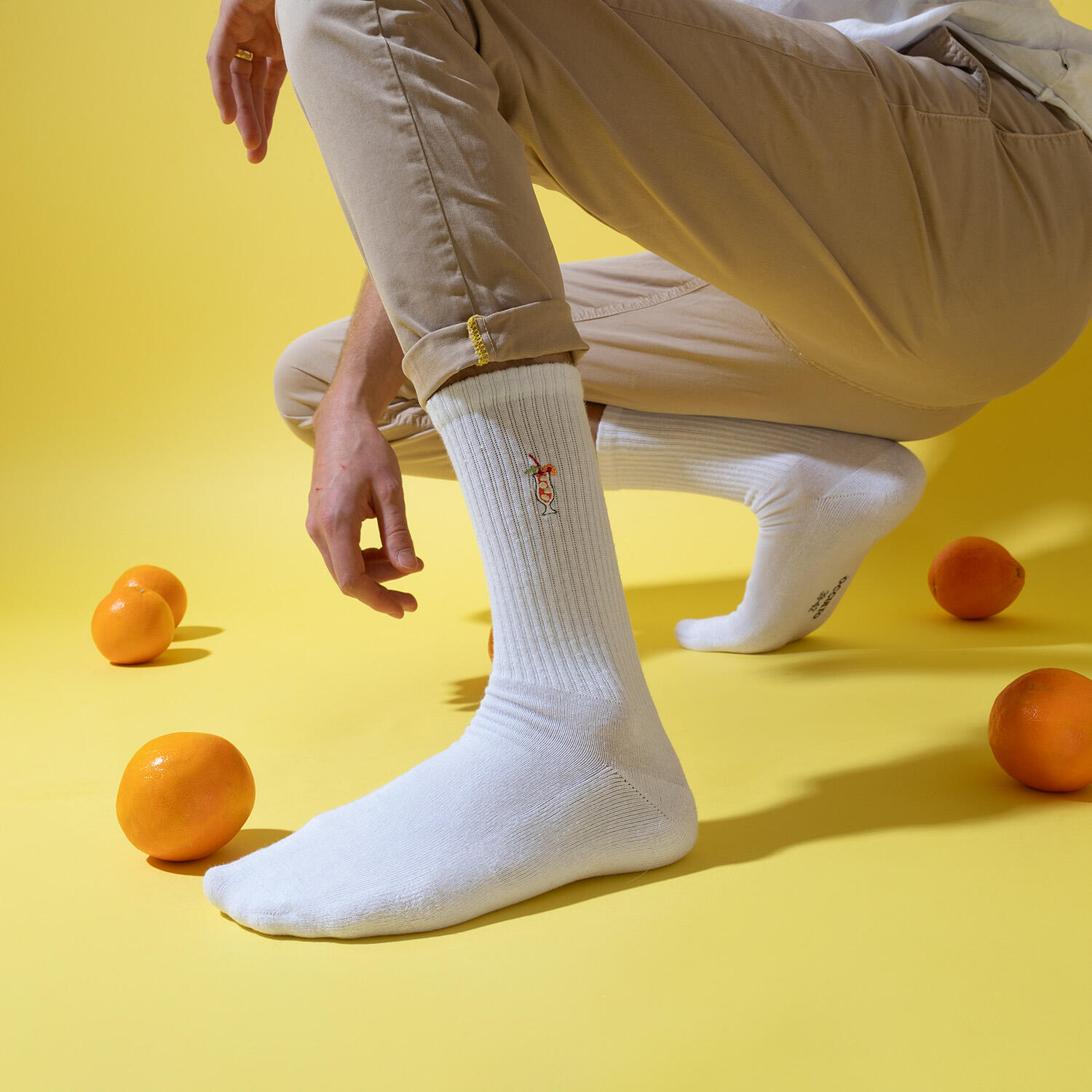 Damen & Herren Motiv Tennissocken 3er Pack (Modell: Robin) 3/6