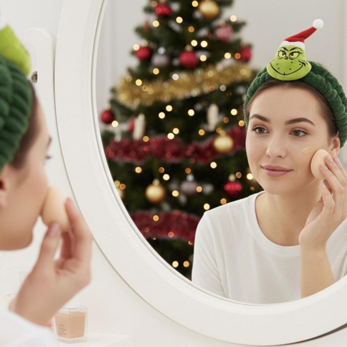 Serre-tête maquillage adulte The Grinch en polyester Vert 5/6