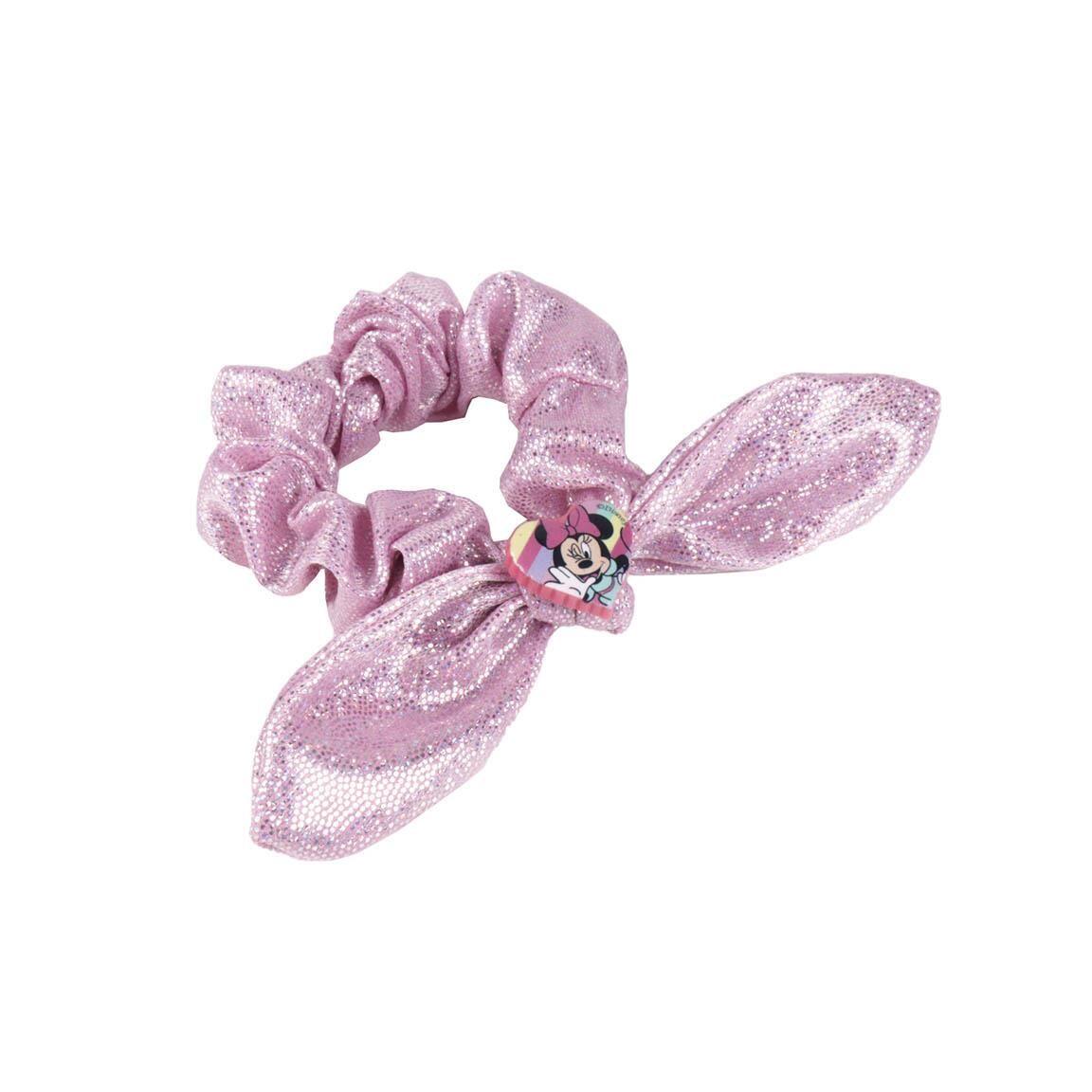Set d'accessoires cheveux enfant Minnie 3 pièces Rose pailleté 3/7