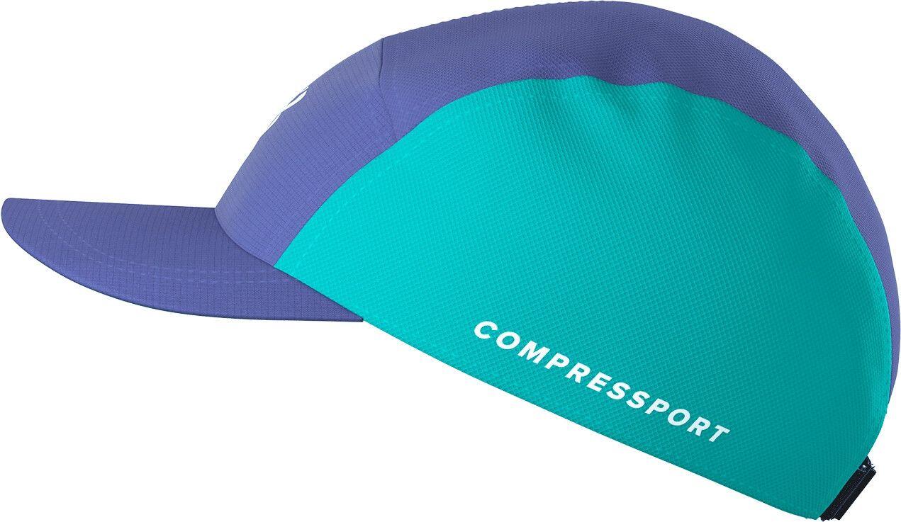 Boné Compressport 5 Painéis Azul 2/4