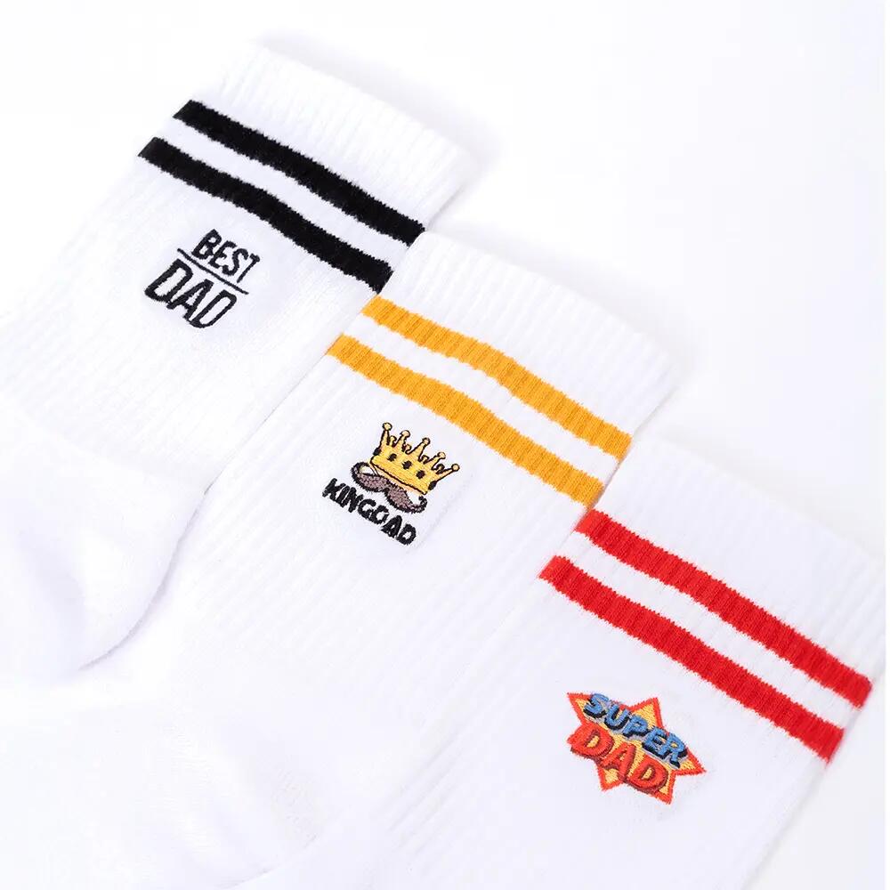 Herren Papa Geschenk Tennissocken 3er Pack (Modell: Dad) 2/7
