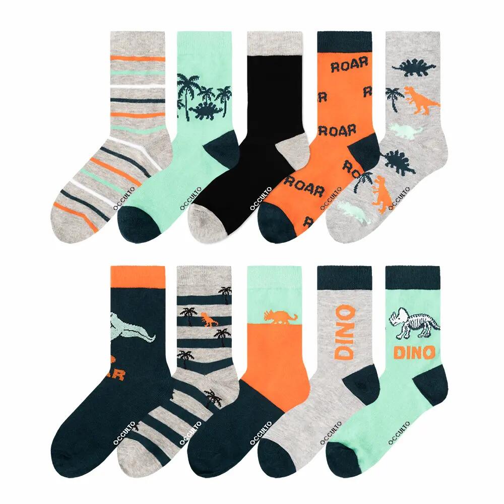 Jungen & Mädchen Motiv Socken 10er Pack (Modell: Fantasia) 2/6