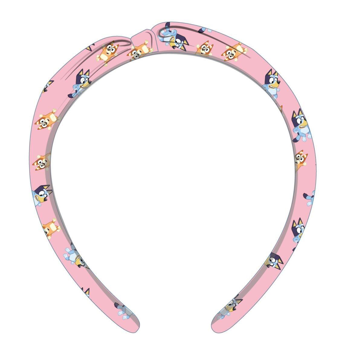 Serre-tête en tissu enfant Bluey 100% polyester Rose 2/3