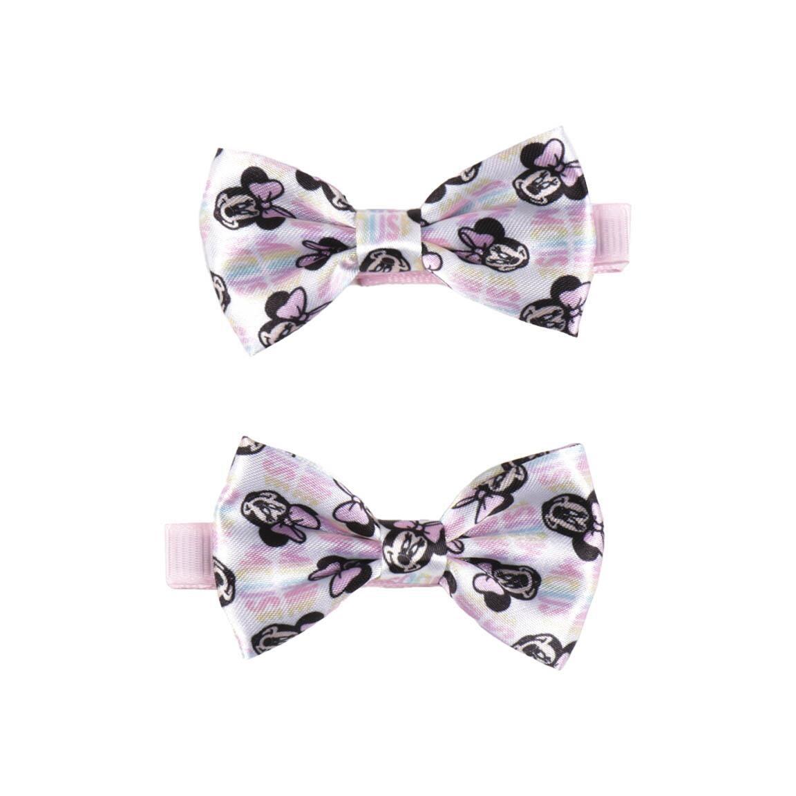Set d'accessoires cheveux enfant Minnie 3 pièces Rose pailleté 4/7