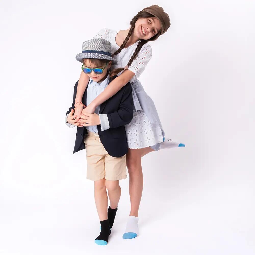Mädchen & Jungen Sneaker Socken 10er Pack (Modell: Piccolo) 3/6