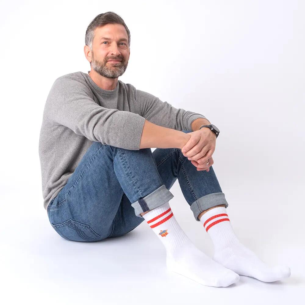 Herren Papa Geschenk Tennissocken 3er Pack (Modell: Dad) 4/7