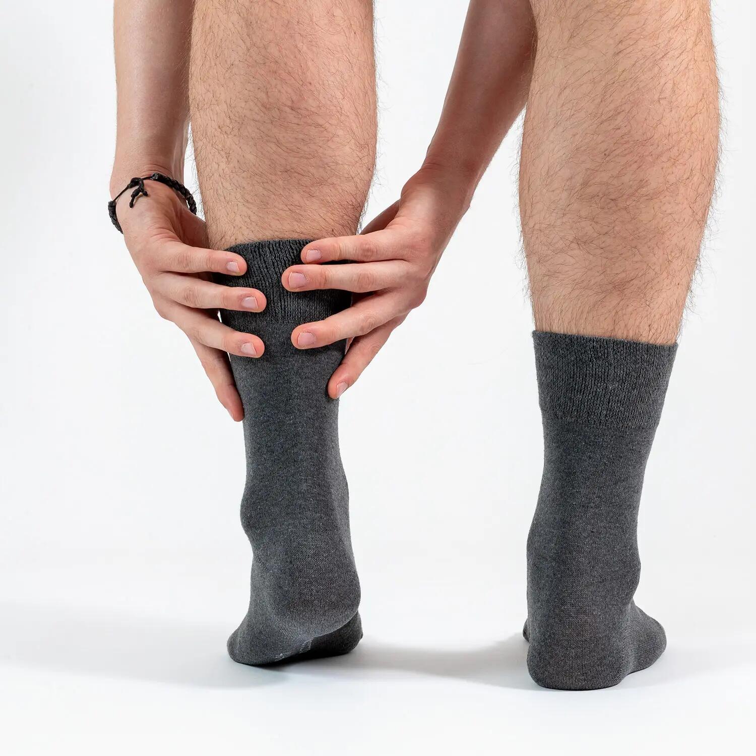 Diabetikersocken Herren ohne Naht Baumwolle 6er Pack (Modell: Oliver) 5/6