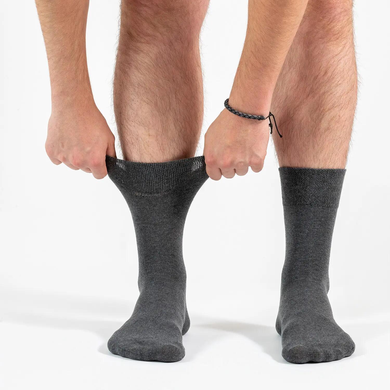 Diabetikersocken Herren ohne Naht Baumwolle 6er Pack (Modell: Oliver) 4/6